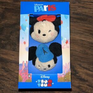 DISNEY TSUM TSUM BOXED SET Around the World PARIS FRANCE Mickey Minnie NEW HTF